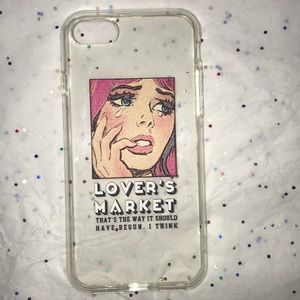 cartoon style phone clear phone case🪐